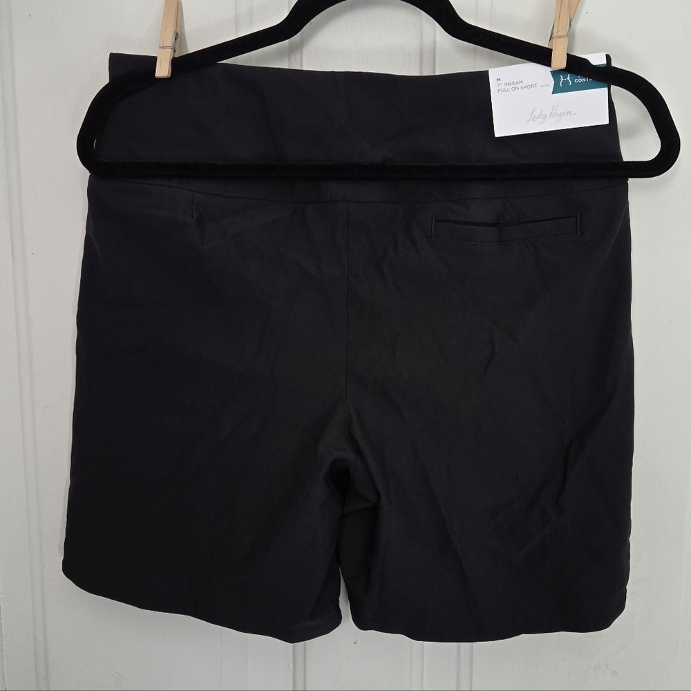 Lady Hagen Black 7" Inseam Pull On Golf Short - Picture 7 of 9